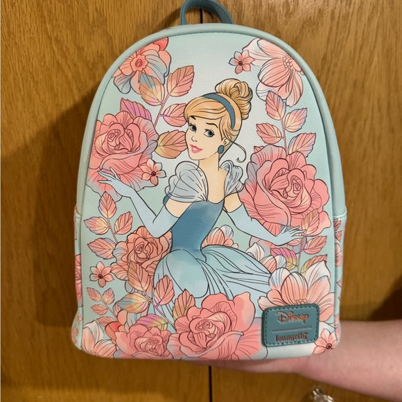 Disney Handbags - Disney Cinderella Floral Mini Backpack